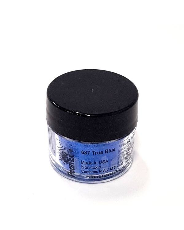 True Blue 687 - Pearlex Powder Pigment 3g Jar