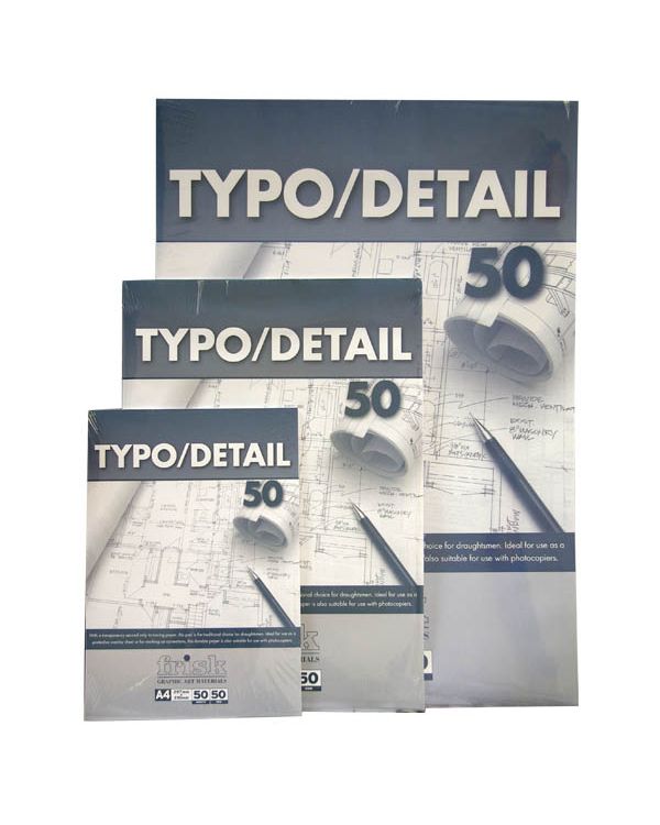 53gsm Typo Detail Pad - 50 sheets - Frisk