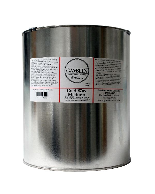 3.78ltr/128oz tin - Cold Wax Medium - Gamblin