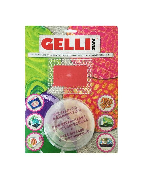 3" Round Mini Kit - Mini Gelli Printing Plate