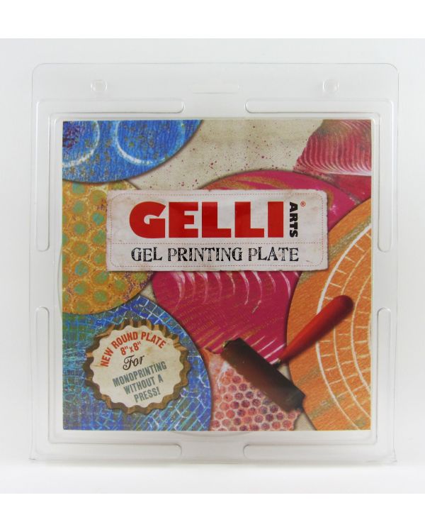 8" - Round Gelli Printing Plate