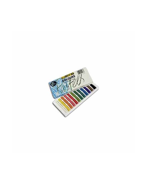 Assorted Colour - 12 Pack - Jakar Hard Pastel Sets