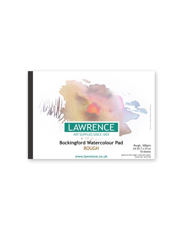 ROUGH - A4 Lawrence Pad - 300gsm - Bockingford Watercolour Glued Pad