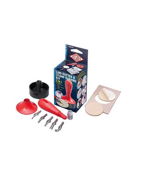 Lino cutter & stamp carving kit (3 in 1)