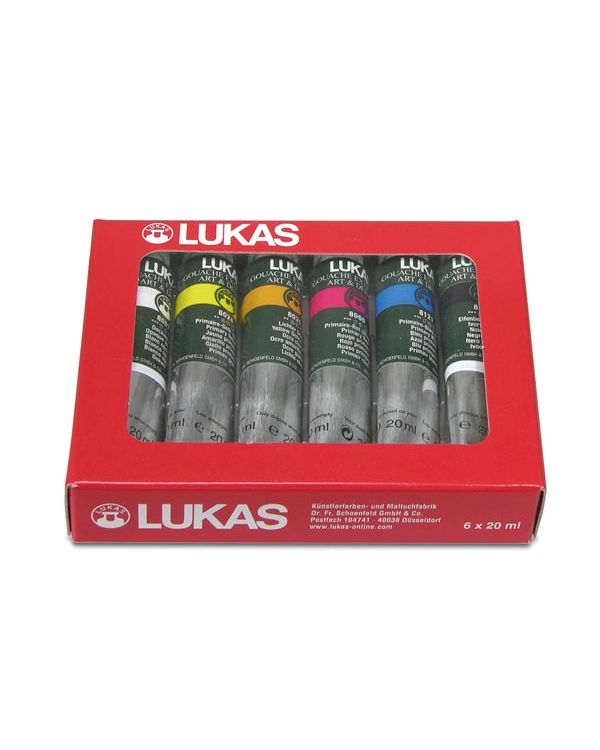 Lukas Gouache Set of six 20ml tubes