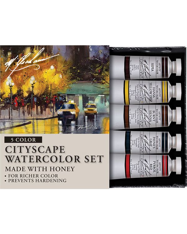 Cityscape Set of 5 - 15ml - M Graham Watercolour Set