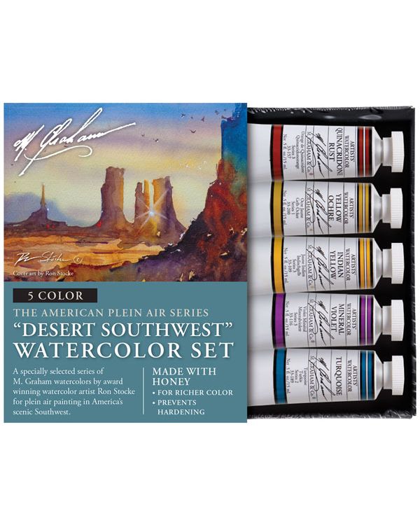 Desert Southwest Set of 5 - 15ml - M Graham Watercolour Set