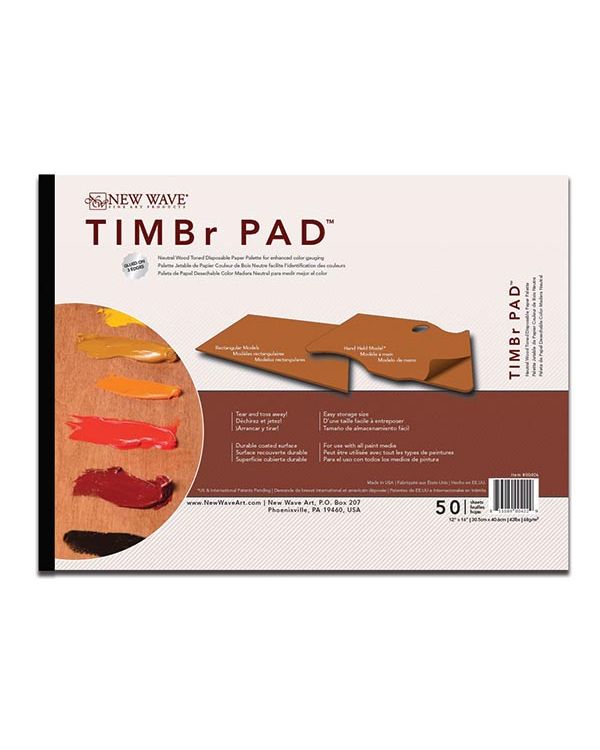 30 x 40cm Rectangular - TIMBr Disposable Palette - New Wave
