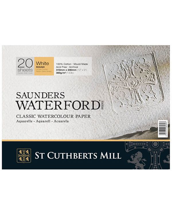 Rough - 18 x 26cm - 300gsm - Saunders Waterford Block