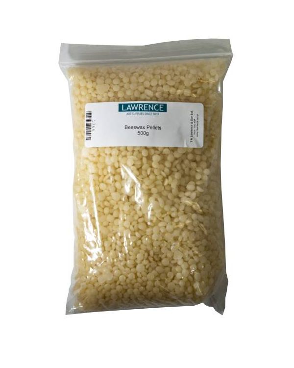 Beeswax Bleached Pellets 500g - Lawrence