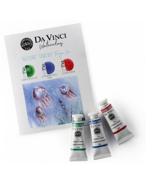 Tonya's Nature Trio - Da Vinci Paint Watercolour Sets