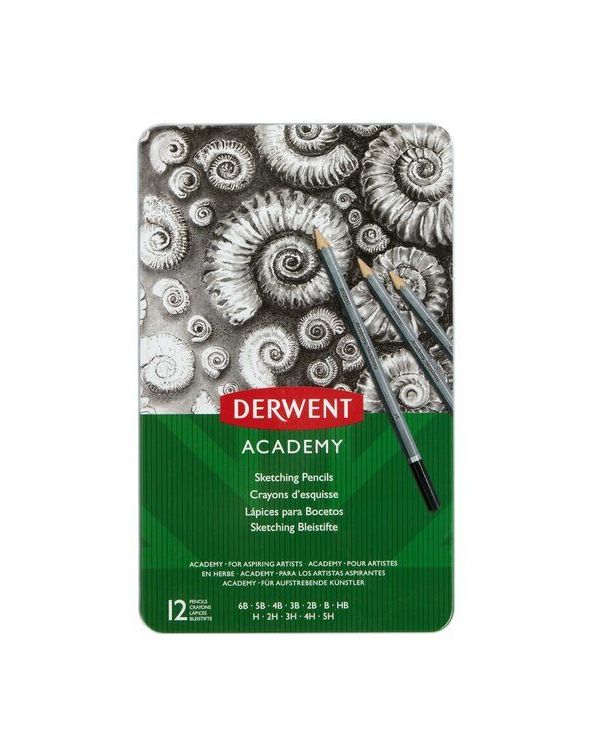 Derwent  Academy Set Sketching pencils Tin 12