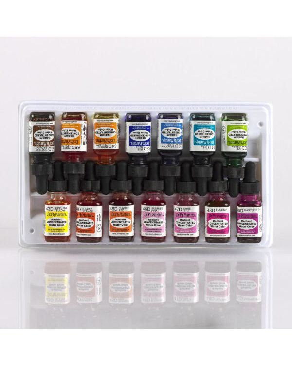 Set of 14 Colours - Dr.Ph.Martin's Radiant Ink