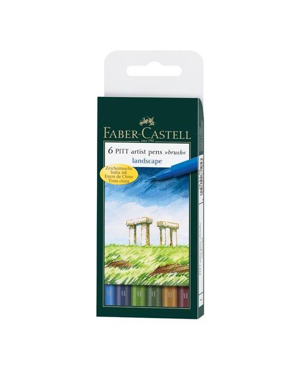 Faber Castell Pitt Brush Pen Sets
