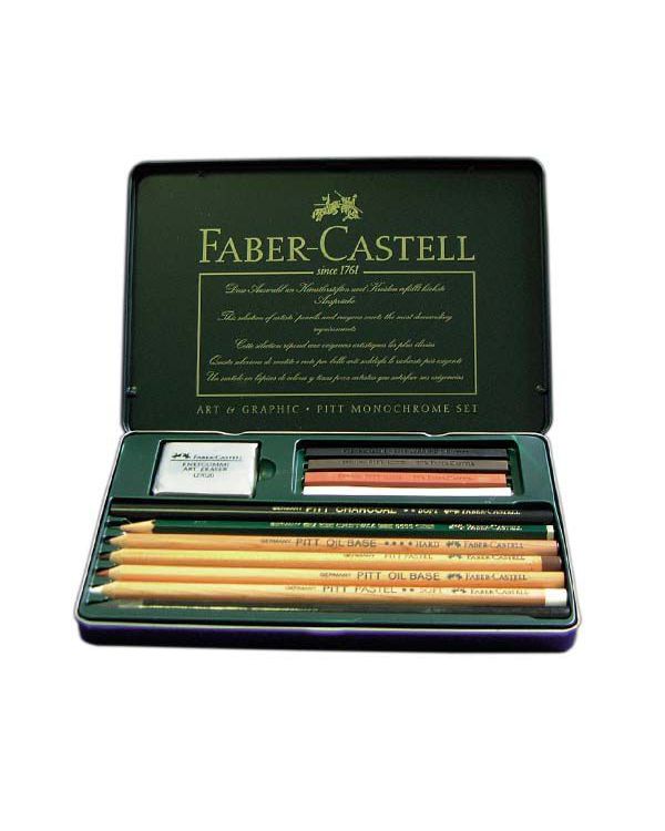 Monochrome Pitt set 12 - Faber Castell
