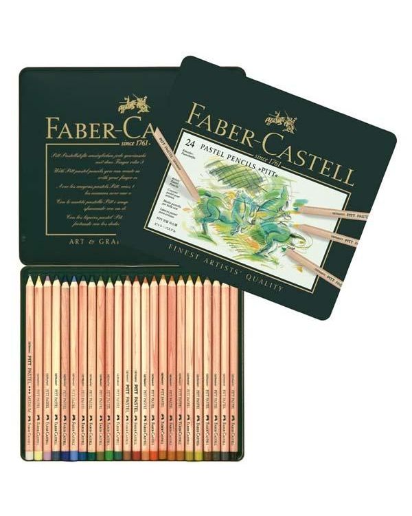 24 - Faber Castell Pitt Pastel Pencil Sets