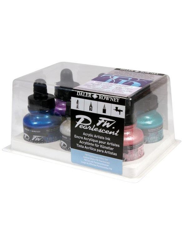 Pearlescent Effect - FW Ink set of 6