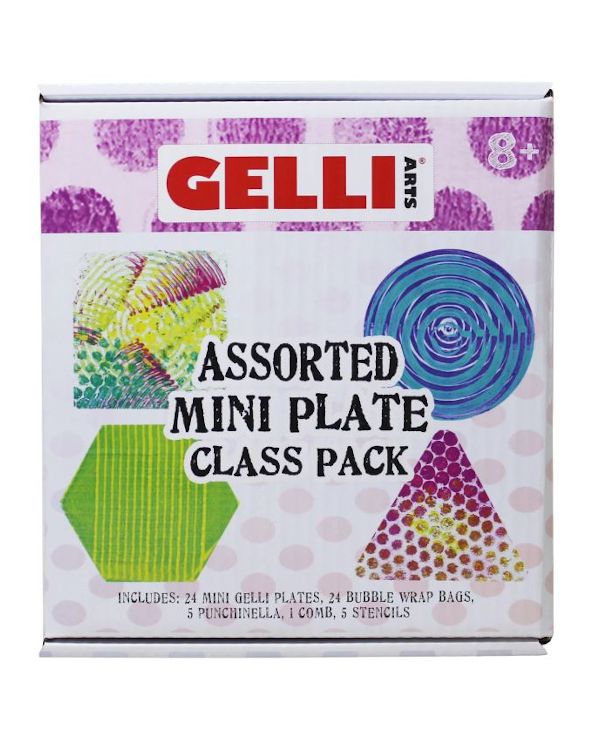 Assorted Class Pack - Mini Gelli Printing Plate