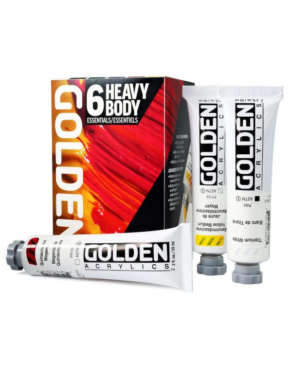 Golden Heavy Body Acrylic Paint Set