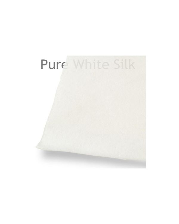 * Pure White Silk paper 100x66cm 62gsm