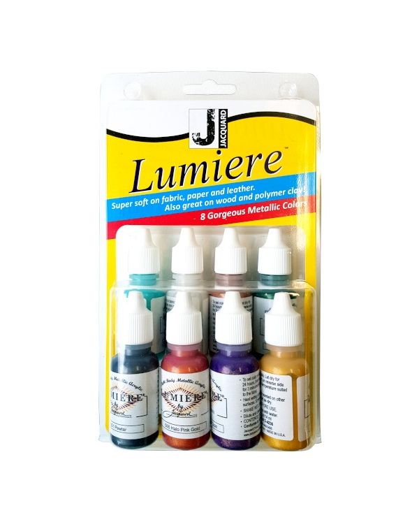 Mini Exciter Pack Jacquard Lumiere (8 x 14ml bottle set) Metallics (JAC9920)