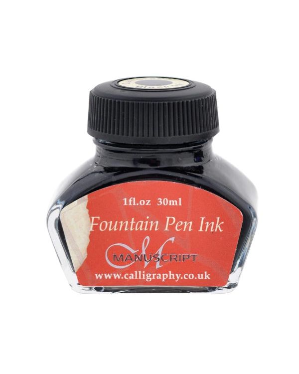 Manuscript Fountain Pen Ink Black 30ml