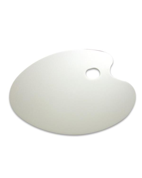 Perspex Palette White - 31x43cm Kidney -