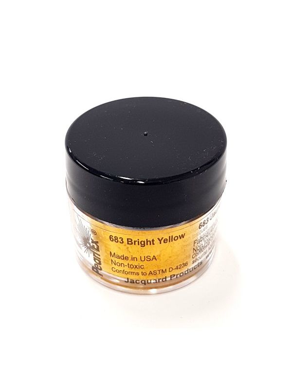 Bright Yellow 683 - Pearlex Powder Pigment 3g Jar