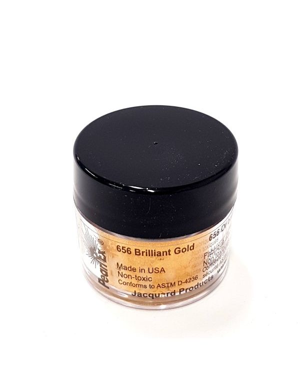 Brilliant Gold 656 - Pearlex Powder Pigment 3g Jar