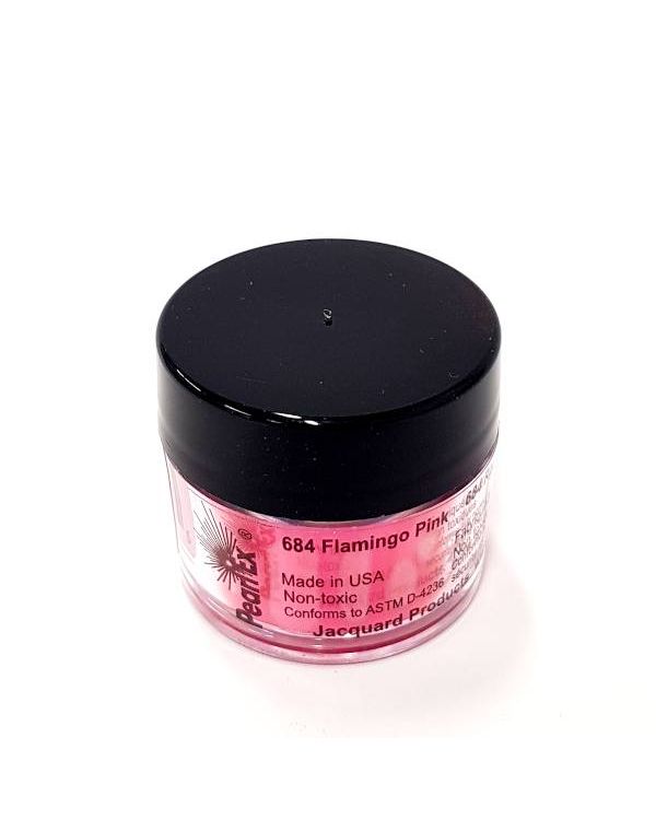 Flamingo Pink 684 - Pearlex Powder Pigment 3g Jar
