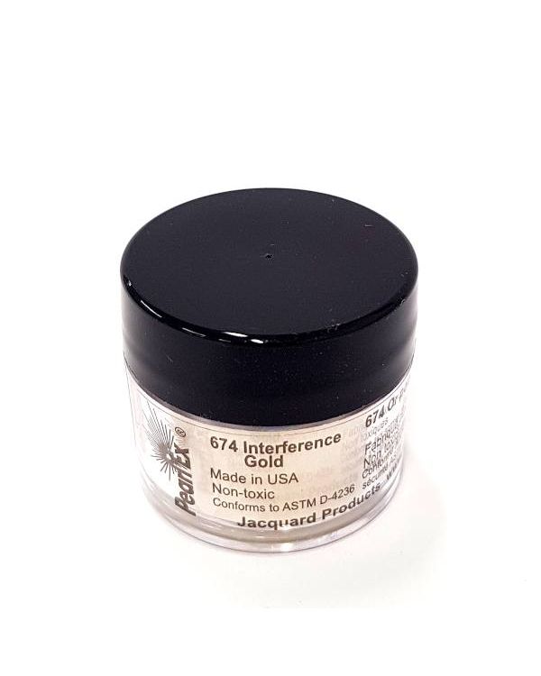 Interference Gold 674 - Pearlex Powder Pigment 3g Jar