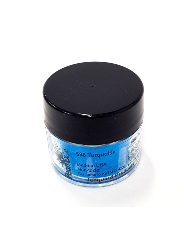 Turquoise 686 - Pearlex Powder Pigment 3g Jar