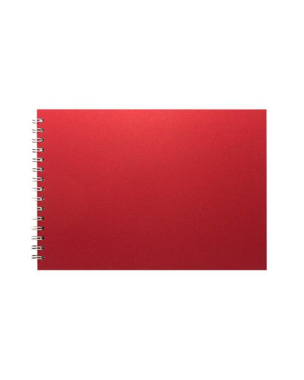 A4 Landscape Red - Eco (White paper) - Pink Pig Pad