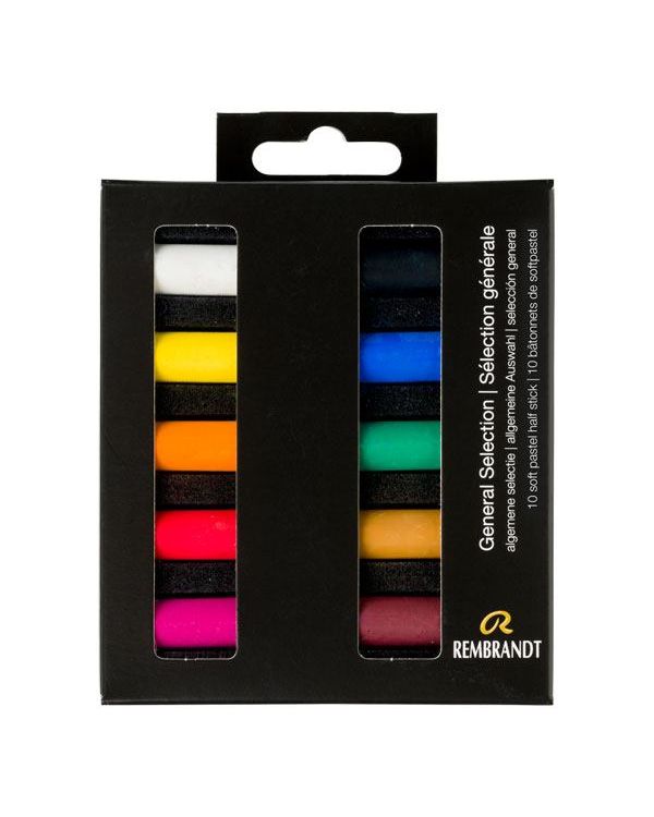 General Selection - Soft Pastel Micro Set of 10 - Rembrandt