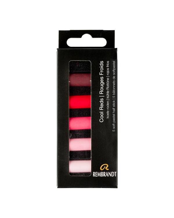 Cool Reds - Soft Pastel Micro Set of 5 - Rembrandt