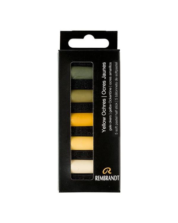 Yellow Ochres - Soft Pastel Micro Set of 5 - Rembrandt