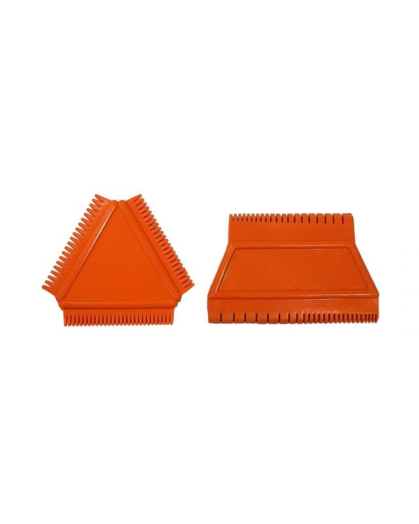 Rubber Wood Graining Tool Set Wedge Comb and Triangular Tool