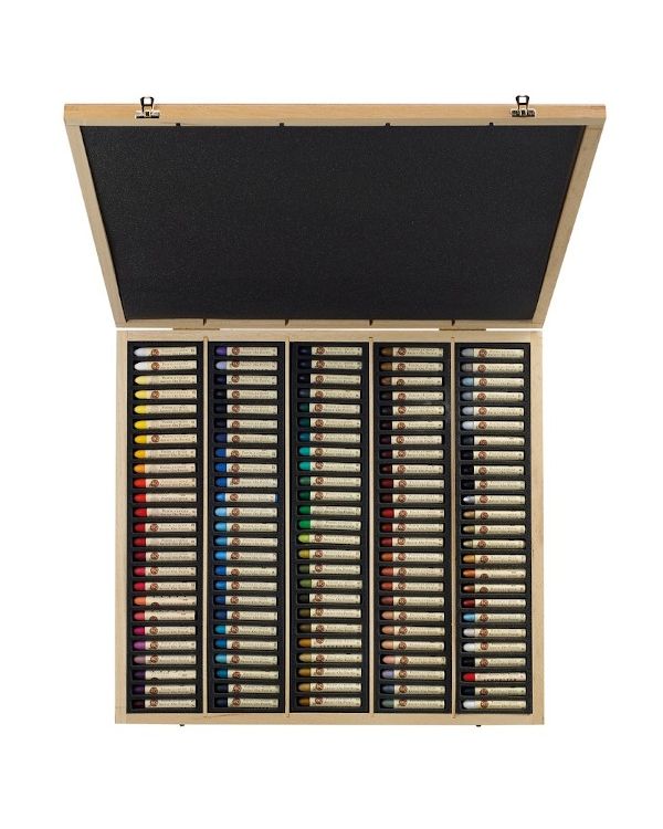 120 Assorted Wooden Box - Sennelier Oil Pastel Set