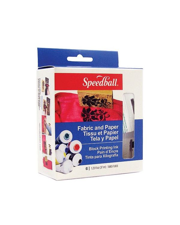 Fabric & Paper Block Printing Ink Set - Speedball