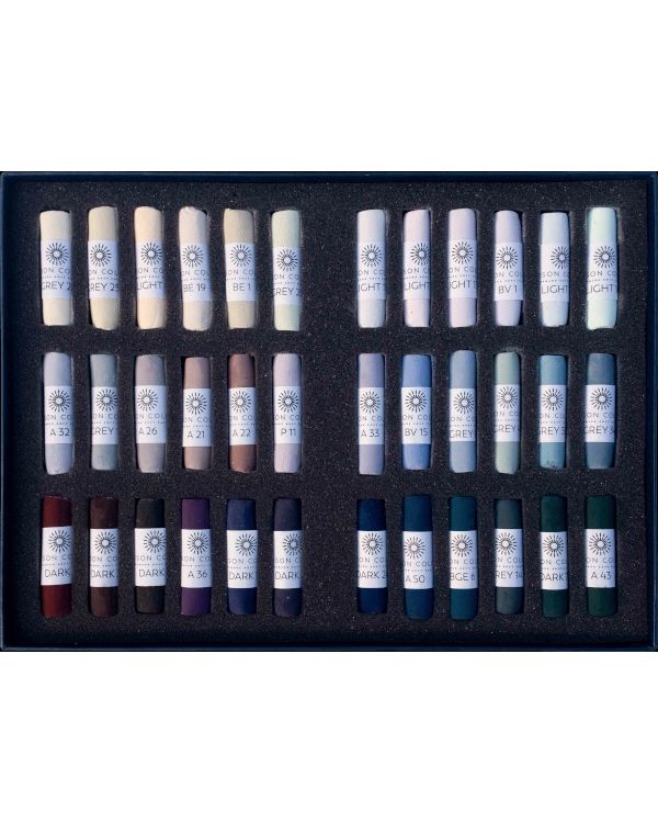Emma Colbert light and shade Set of 36 Pastels - Unison Pastel Sets