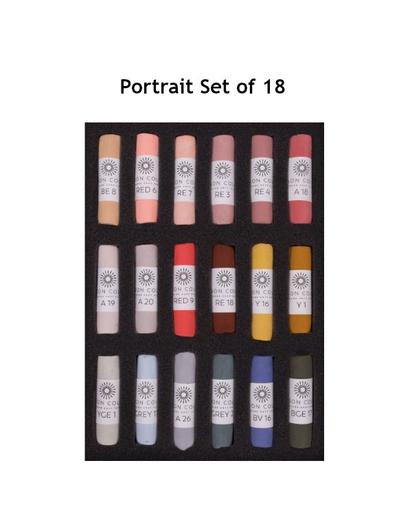 Portrait Set of 18 - Unison Pastel Set
