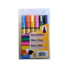 Marvy Uchida Decofabric marker set (6) Complementary colours (222-6B)